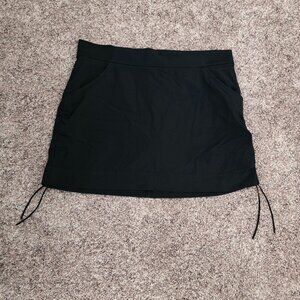 Columbia Black Anytime Casual Skort Women's Size XL Hiking Stretch Pull-On